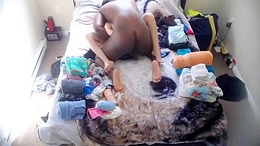 Wife's Covert Camera Reveals Her Perverted Husband Viciously Banging Innocent Babysitter's Tight Slit