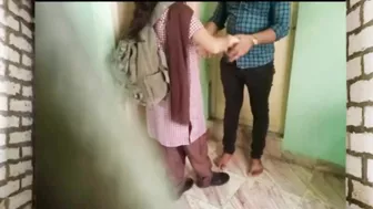 Hidden mobile recording mms, Desi school girl after classs sucks teacher's dick!