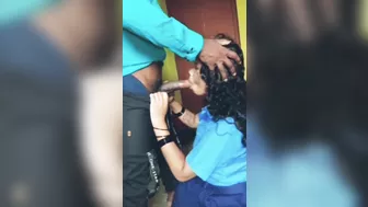 Leaked Desi Taboo MMs!  Horny girl mouth Fucking by uncle,she wearing clg uniform