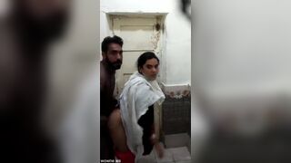 Leaked Desi MMS!  A local boy spy on his neighbor's wife cheating and tapes on video