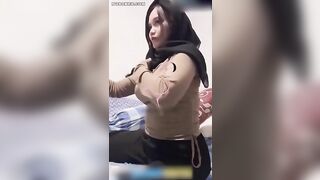 Bokep cmp Indo Tante Hijab Toge Montok Diewe Ponakan
