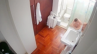 Hidden Cam Caught - Wife showers, shaves and masturbate with a shower head a little. Hidden Cam Caught - Wife showers, shaves and masturbate with a shower head a little.