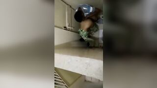 Leaked Desi MMS! Incredible sex, cheating wife, caught in a railway station toilet