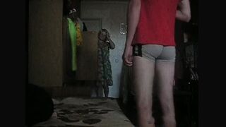 Real incest, Mom and son sneak hide in a room for quick sex