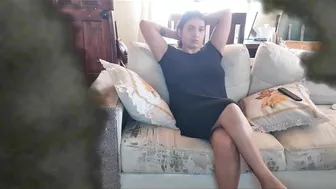 I tried for a long time and finally caught my mom masturbating alone while watching porn I tried for a long time and finally caught my mom masturbating alone while watching porn