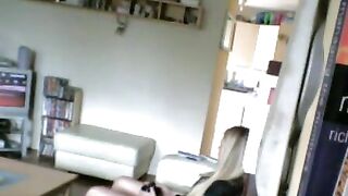 Voyeur Hubby Exposes Fraudulent Wife's Secret, Desperately Diddling Her Throbbing Clit to Explosive Ecstasy