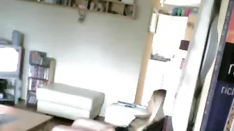 Voyeur Hubby Exposes Fraudulent Wife's Secret, Desperately Diddling Her Throbbing Clit to Explosive Ecstasy