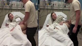 Brother fucks his sick sister in the hospital who needs satisfaction so much