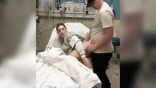 Brother fucks his sick sister in the hospital who needs satisfaction so much