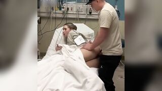 Brother fucks his sick sister in the hospital who needs satisfaction so much