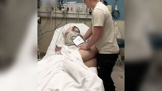 Brother fucks his sick sister in the hospital who needs satisfaction so much