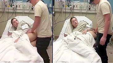 Brother fucks his sick sister in the hospital who needs satisfaction so much