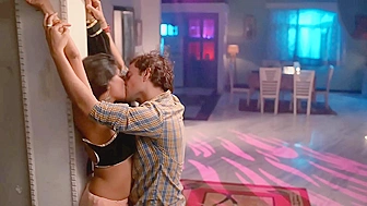 Busty bhabhi gets  doggystyle fucked by her brother-in-law during husband is not at home!