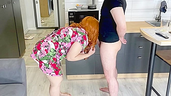 When daddy away, mom allowed herself to be groped, so that she could be fucked in asshole