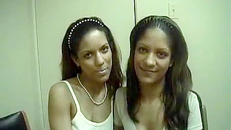 Taboo Erotic Exploration - Colombian Naked Twins Try Lesbian Sex for the First Time