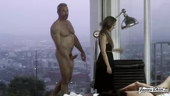 Husband's Secretary Anally Punished in Front of His Cuckquean Wife