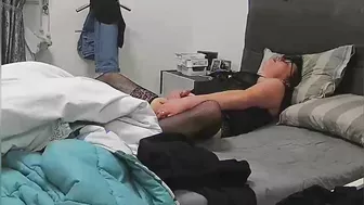 Luscious Wife Gets Caught by Husband in the Act of Masturbating. XXX Action Video!