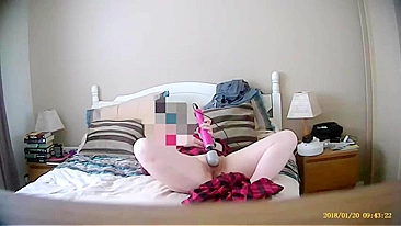 Dirty wife pussy pleasures herself to multiple Os, can't get enough of her own cum