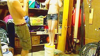 Weird Kinky Games ☢ Amateur Couple's Rough Sex with Hanging and Choking