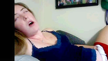 Hidden Cam Catches Skinny Sporty Babe Finger-Fucking Her Tight Pussy