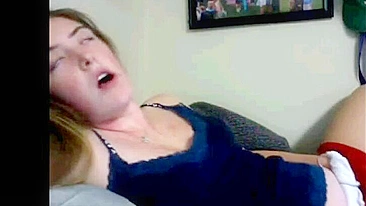 Hidden Cam Catches Skinny Sporty Babe Finger-Fucking Her Tight Pussy