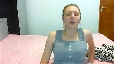 Hidden Camera Catches Sister Masturbating to Incest Porn, This Is Horny