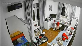 Brother Plants Hidden Cam to Watch Slutty Sister Finger Her Juicy Pussy