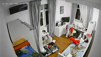 Brother Plants Hidden Cam to Watch Slutty Sister Finger Her Juicy Pussy