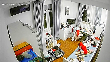 Brother Plants Hidden Cam to Watch Slutty Sister Finger Her Juicy Pussy