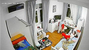 Brother Plants Hidden Cam to Watch Slutty Sister Finger Her Juicy Pussy