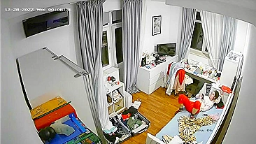 Brother Plants Hidden Cam to Watch Slutty Sister Finger Her Juicy Pussy