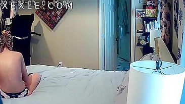 Stepdad's Hidden Cam Captures Stepdaughter's Intense Solo Climax - HCM Porn