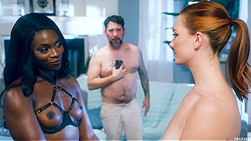 Dominant Husband’s Fetish Fantasies Push Wife to Cheating Lesbian Threesome