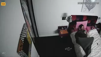 Peeping Stepdad Watches Stepdaughter Masturbate to Porn on Hidden Cam