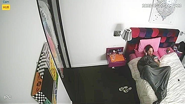 Peeping Stepdad Watches Stepdaughter Masturbate to Porn on Hidden Cam