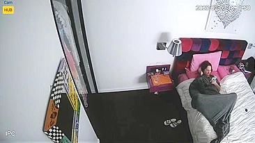 Peeping Stepdad Watches Stepdaughter Masturbate to Porn on Hidden Cam