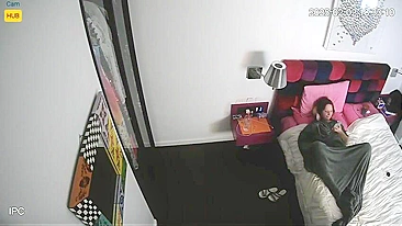 Peeping Stepdad Watches Stepdaughter Masturbate to Porn on Hidden Cam