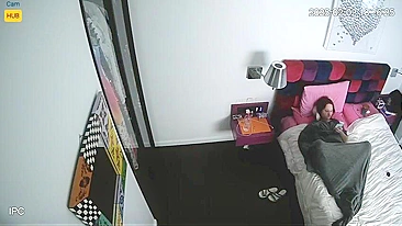 Peeping Stepdad Watches Stepdaughter Masturbate to Porn on Hidden Cam
