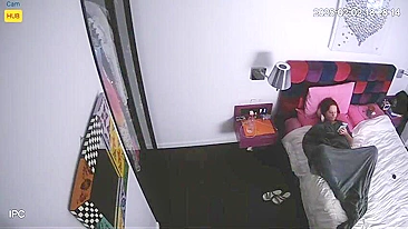 Peeping Stepdad Watches Stepdaughter Masturbate to Porn on Hidden Cam