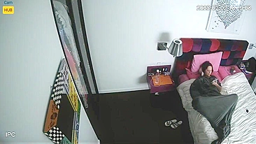 Peeping Stepdad Watches Stepdaughter Masturbate to Porn on Hidden Cam
