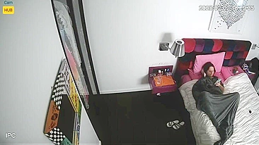 Peeping Stepdad Watches Stepdaughter Masturbate to Porn on Hidden Cam