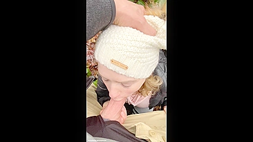 My niece and a quick blowjob on the street so as not to be caught