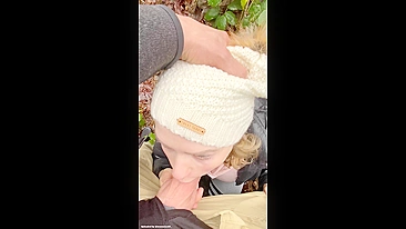 My niece and a quick blowjob on the street so as not to be caught