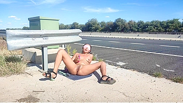 Public Nudity ☆ Slut Wife Flaunts Her Assets for a Wild Outdoor Thrill