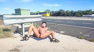 Public Nudity ☆ Slut Wife Flaunts Her Assets for a Wild Outdoor Thrill