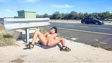 Public Nudity ☆ Slut Wife Flaunts Her Assets for a Wild Outdoor Thrill