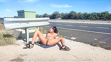 Public Nudity ☆ Slut Wife Flaunts Her Assets for a Wild Outdoor Thrill