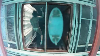 Caught My Bali Bungalow Neighbor Touching Herself Through Glass Floor