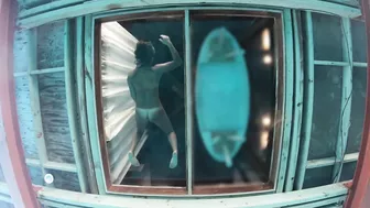 Caught My Bali Bungalow Neighbor Touching Herself Through Glass Floor