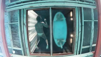 Caught My Bali Bungalow Neighbor Touching Herself Through Glass Floor